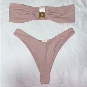 HOUSEOFCB baby pink bikini